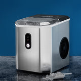 NNEDSZ Portable Ice Maker Machine Ice Cube 12kg Bar Countertop Stainless Steel