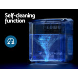 NNEDSZ 12kg Ice Maker Machine Portable Ice Cube TBar Countertop 2L Black