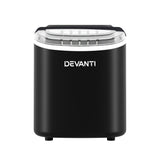 NNEDSZ Portable Ice Maker Machine Ice Cube T12kg Bar Countertop Black