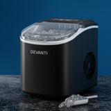 NNEDSZ Portable Ice Maker Machine Ice Cube T12kg Bar Countertop Black