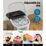 NNEDSZ 12kg Ice Maker Machine w/Self Cleaning Silver