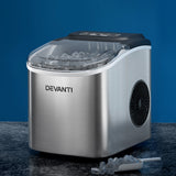 NNEDSZ 12kg Ice Maker Machine w/Self Cleaning Silver