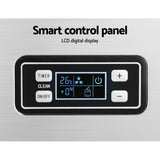 NNEDSZ Commercial Ice Maker Machine 45kg Ice Cube TBar Stainless Steel