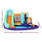 NNEDSZ AirMyFun Inflatable Water Slide Kids Jumping Castle Trampoline Outdoor