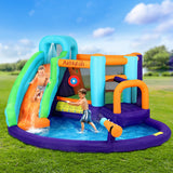 NNEDSZ AirMyFun Inflatable Water Slide Kids Jumping Castle Trampoline Outdoor