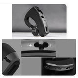 V9 Wireless Bluetooth Headset With Mic For Drivers - Black-1915196493023809545