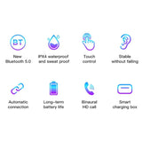Wireless Tws Headset With Bluetooth 5.0 And Led Display-1915197933779816454