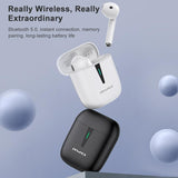 Wireless T21 Sports Tws Headset With Charging Case - White-1915196625354100742