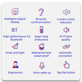 Wireless Bluetooth 5.0 Earphones With Charging Box - Air6 Pro Tws-1915197730238631941