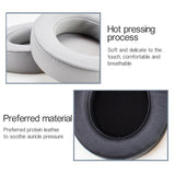 2-Pack Replacement Earpads For Razer Kraken 7.1 V2 Pro Headphones - Black Sponge Cover-1915198113577046018