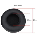 Jbl E30 Headphones Soft Earphone Covers - Imitation Leather & Foam Black Pair-1915196806464147459