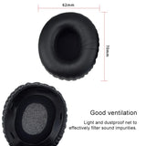 2-Pack Headphone Case With Card Buckle For Sony Mdr-10Rc - Black-1915196711668682755
