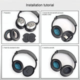 Soft Earmuff Headphone Jacket For Bose Qc2 / Qc15 / Ae2 / Qc25 - Dark Grey-1915197869162369029