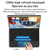 Bluetooth Keyboard Leather Case For Ipad Pro 12.9 - Magic Suspended Black-1915196727028224004