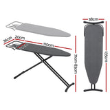 NNEDSZ Artiss Ironing Board Foldable Iron Rest Black