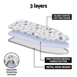 NNEDSZ Artiss Ironing Board Wall Mounted Foldable White