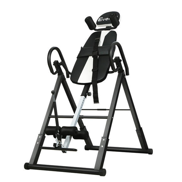 NNEDSZ Inversion Table Gravity Exercise Inverter Back Stretcher Home Gym Grey