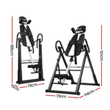 NNEDSZ Inversion Table Gravity Exercise Inverter Back Stretcher Home Gym Grey