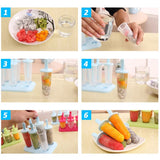 NNEOBA Ice Pop Molds Reusable Popsicle Cube Maker