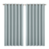 2x Blockout Curtains Panels 3 Layers Green-1910113273798332416