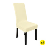 4x Stretch Elastic Chair Covers Dining-1910112222517006336
