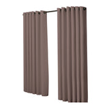 2x Blockout Curtains Panels 3 Layers Taupe-1910113274167431169