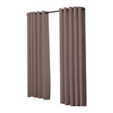 2x Blockout Curtains Panels 3 Layers Taupe-1910113271680208897