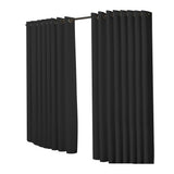 2x Blockout Curtains Panels 3 Layers Black CD1003-300X230-GY-1919892932299722753