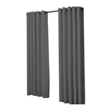 2x Blockout Curtains Panels 3 Layers Charcoal-1910113270585495553
