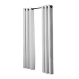 2x Blockout Curtains Panels 3 Layers Grey-1910113267234246657