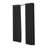 2x Blockout Curtains Panels 3 Layers Black-1910113268014387201