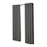 2x Blockout Curtains Panels 3 Layers Charcoal-1910113266101784577