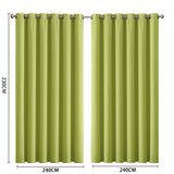 2x Blockout Curtains Panels 3 Layers-1919892931095957506