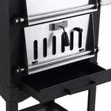 3in1 Pizza Oven Charcoal BBQ Grill Steel-1910113215048716291
