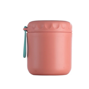NNEOBA Insulated Food Thermal Jar Stainless Steel Vacuum Soup Cup Pink