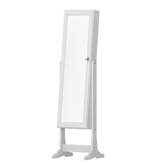 NNEDSZ Jewellery Cabinet Mirror Free Standing