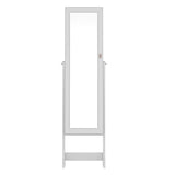 NNEDSZ Jewellery Cabinet Mirror Free Standing