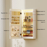 NNEDSZ Jewellery Cabinet Mirror Door Wall Mount