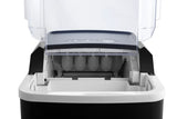 NNEKGE Premium 12kg Ice Cube Maker with Self-Cleaning Technology
