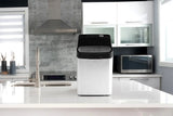 NNEKGE 15kg Stainless Steel Ice Cube Maker with Self-Cleaning