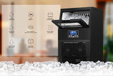 NNEKGE High-Capacity 38kg Commercial Ice Cube Maker