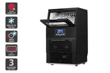 NNEKGE High-Capacity 38kg Commercial Ice Cube Maker