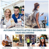 360 Degree Intelligent Tracking Tripod Head - White-1915196633281335300