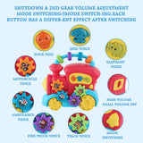 NNEOBA Kids Musical Train Toy for Toddlers with Lights and Sounds