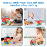 NNEOBA Kids Musical Train Toy for Toddlers with Lights and Sounds