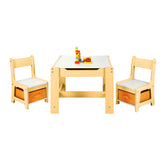 NNEED Kids Table and Chairs Set with Toys Storage Box