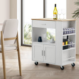 NNEED Kitchen Island Trolley Rolling Serving Cart
