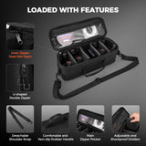NNEOBA Fishing Tackle Reel Case with Shockproof Dividers