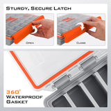 NNEOBA Waterproof Fishing Tackle Box