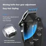 NNEOBA Cordless Beard & Hair Clipper Powerful Electric Trimmer for Men Black